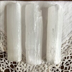 Selenite Crystals lot of 3